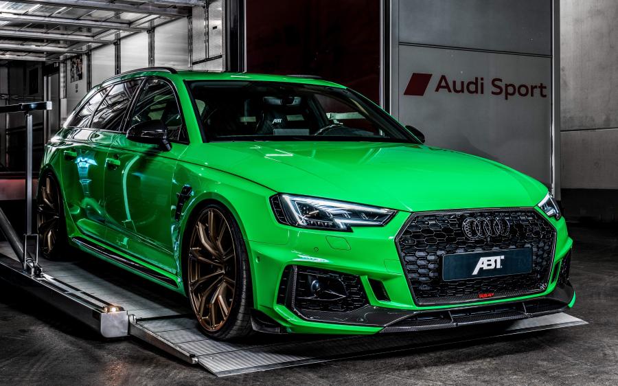 Audi RS4+ Gloss Green by ABT (B9) '2019
